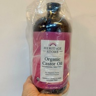 946ml Heritage store Organic castor oil 有機蓖麻油