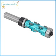 EMOTEMY Flush Trim Router Bit, 1/2 Inch Shank Double Bearing Spiral Trimmer Bit, Durable Spiral Flut