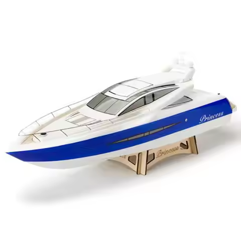 TFL 1105 Princess 960mm Glass Fiber Hull Electric Rc Boat with 4.76 Stinger & 120A ESC w/o Servo Tra