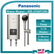 Panasonic Instant Water Heater DH-3NDP1MSR Pemanas Air with DC Pump 2 in 1 Shower Sensation Rain Sho