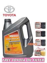 Toyota Semi-Synthetic 10W40 Engine oil 4L (VARIATION WITH OIL FILTER)