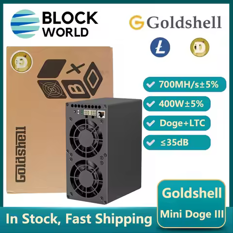 New Doge Miner Goldshell Mini Doge III LTC&Doge Coin Miner 700MH/S 400W Without PSU Goldshell Mini d