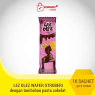 Lez Olez Wafer Stroberi Choco by Chocolito