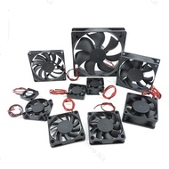 5V 12V 24V Industrial Cooling Fans DC Brushless Fan xh2.54 2pin Sleeve Bearing 4/8cm 12cm 25/30/35/4