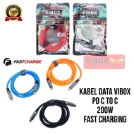 Vibox PDC200W Type C to Type C Data Cable Power Delivery PD 200W Fast Charging