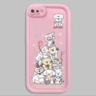Case For Realme C2 C2s OPPO A1K New Simple Cute Dog Silicone Soft Shell Small Group Shockproof Phone