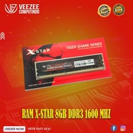 Pegasio. Memori memory ram ddr3 8gb xstar tiger shark PC-12800