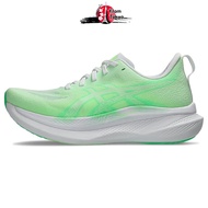 ASICS GLIDERIDE MAX 2 Women's Running Shoes WHITE/VITAL GREEN 100 Official Store Limited Color
