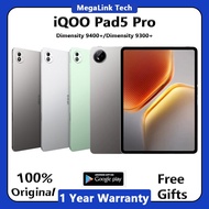 IQOO Pad 5 Pro / IQOO Pad 5 / Dimensity 9400+ / Dimensity 9300+ / 13inch / 12.1inch /3.1K/2.8K 144Hz