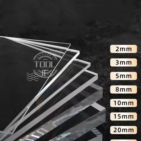 1-6mm Thick High-Transparency Acrylic Sheet PMMA Organic Glass Panel Sizes100x100 150x150 150x200 30