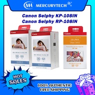 【Ready Stock】Canon Selphy KP-108IN / RP-108IN Color Ink Paper Set-Compatible with Canon Selphy CP910