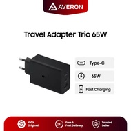 Travel Adapter Charger Samsung 65W Trio PD Power Adaptor Original 100%