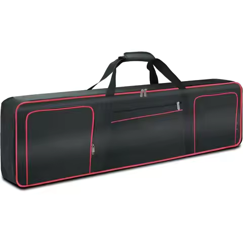 Ruibo 88 Key Keyboard Gig Bag Case for Electric Piano with 10MM Cn Padded Waterproof 600D Oxford Gig