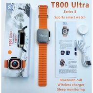 T800 Smartwatch Iwo 13 Max ultra Smart Watch Series 8 49MM Bluetooth calls Monitor Stopwatch Pk T500 X7 KD99