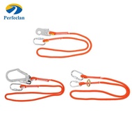 Perfeclan Outdoor Rock  Climbing Arborist Fall Arrest Safety Lanyard with Snap Hook Roofing Construc