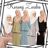 OFFER 2024 🔥 Kurung Zurdia Mom Kids New Design Dress Raya Ootd Viral Melayu Moden Baju Hasnuri Premium Slim Bra Kasut Ok