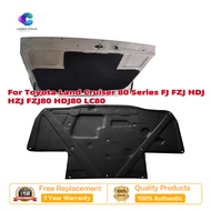 Car Engine Soundproof Cotton with Buckle Heat Insulation Pad for Toyota Land Cruiser 80 Series FJ FZ