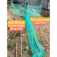 Blocking rivers and streams with 5 rims and 3 days, tail 3m6, height 1m4, width 4m8, width 4 socks