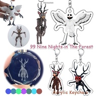 Roblox Game 99 Nights in The Forest Keychain Collection The Deer Crystal Keychain Ornament
