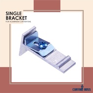 Kaki Single Rel Langsir Aluminium (Single Bracket For Aluminium Curtain Rail)