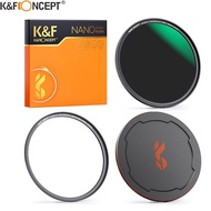K&F Concept Magnetic HD ND64 Nano-X Camera Lens Filter Multi-Layer Coatings with Lens Cap Filter for