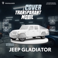 Transparent Jeep Gladiator Car Cover Jeep Gladiator Plastic Car Cover/ Thick Jeep Gladiator Plastic 