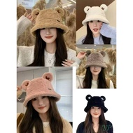 Cute Bear Ear Fur Hat - Women's Bear Ear Bucket Hat