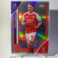 Football Card VIKTOR GYOKERES ARSENAL (Retractor) TOPPS CHROME 2026