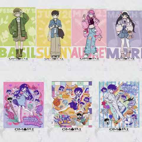 game omori 15CM Acrylic Stand Model Cosplay Characters Ornament Accessories Goods Christmas Gifts