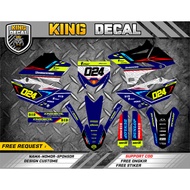 DECAL YZ 85 NEW FULL BODY DECAL STICKER YZ 85 DECAL STICKER YZ 85 NEW 115
