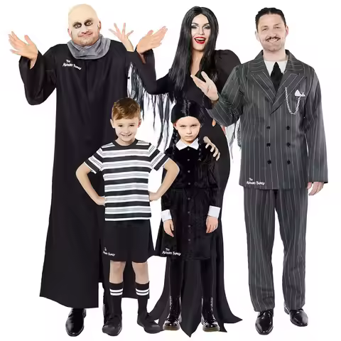 Adams Family Adult Uncle Fester Halloween Cosplay Costume