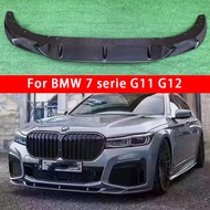 For BMW 7 series G11 G12 Carbon Fiber Front lip Car Front Bumper Diverter Spoiler Diffuser Front lip