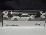 Model Model RWB 930 White 1/64 模型車
