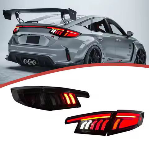 New LED Tail Light Assembly for Civ-ic 2022-2025 11th Gen Hatchback Red Type-R FL1 FL2 FL4 FL5 Light