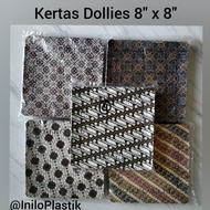 Batik Square Placemats Paper Doilies 8" x 8"