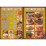 recipe book menu book price list print menu list food & drink custom menu list
