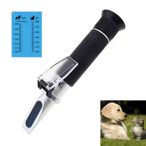 Urine Specific Gravity Serum Protein Measuring Animal Clinical Refractometer Dog Health Index Measur