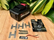 ( B1) Vỏ mạch Makita 5s-2p 18V 8AH cell 21700 sạc adapter.