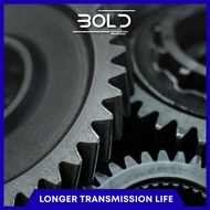 BOLD 120ml 4T Scooter Gear Oil 80w90 Fluid Fully Synthetic Minyak Hitam Gearbox Transmission Skuter