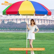TENDA H0M3Sweet- Rumaku Umbrella Tent Sales 180 Cm Iron Material Garden Beach Cafe Bazaar Lapak
