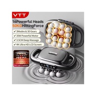 Germany VTT Massage Gun Pro 16 Heads Neck Massager Rechargeable For Shoulder, Back, Neck, Waist, Leg