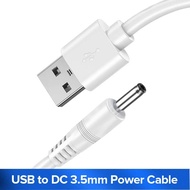 NEW 1.35*3.5mm USB to DC 3.5mm Power Cable 5V Charger Cable Barrel Cord Quick Connector for HUB USB Fan Lamp Round Hole Adapter Cables