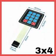Flexible Keypad 3x4 Membrane Matrix Switch 12 Key Pad 3 x 4 Keyboard Keypad Membrane/