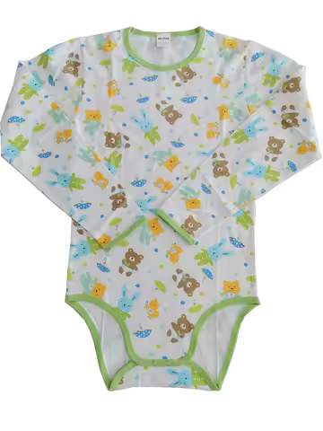 Teddy bodysuit with long sleeve/adult long sleeve bodysuit romper /adult bodysuit/abdl clothes/adult