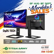 TITAN ARMY 25” QD-MiniLED FAST IPS QHD 250Hz OC 1ms 99%DCI-P3 HDR1000 Gaming Monitor (P245MS)