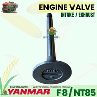 Engine Valve Intake, Exhaust YANMAR F8, NT85 Water Cooled Diesel Engine