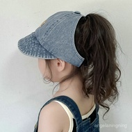Selling Over 10,000 Children's Hat Korean Version Cowboy Sunshade Hollow Top Cap Female Travel Sunsc