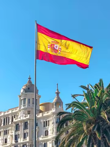 FLAGDOM 3X5Fts 90X150cm ESpaina Spanish Spain Flag