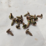 X100pcs 6x3/8'' T TS TAB TSAB TSAT Yellow Screws