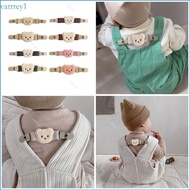 VAT1 Nonslip Baby Suspender Pants Strap Clip Backpacks Clip Cute Bear Strap Clip